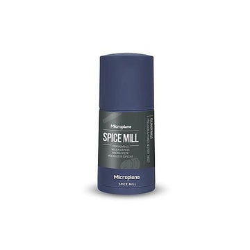 Moulin à épices et râpe en acier inoxydable bleu denim de 12cm Microplane