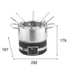 Appareil à fondue digitale en inox pour 8 Little Balance