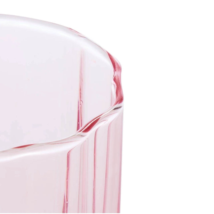Verre en verre rose de 250ml Fleur De Rose Atmosphera