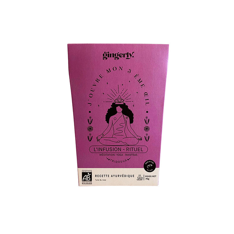 Infusion en vrac 70g J'ouvre mon 3ème œil Gingerly