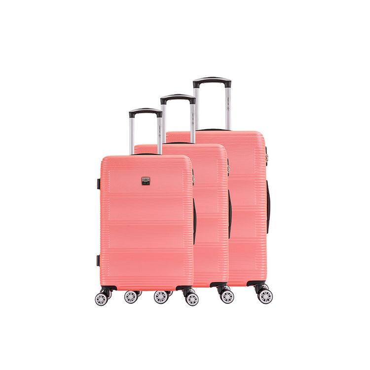 Set de 3 valises 8 roues ABS Corail France bag