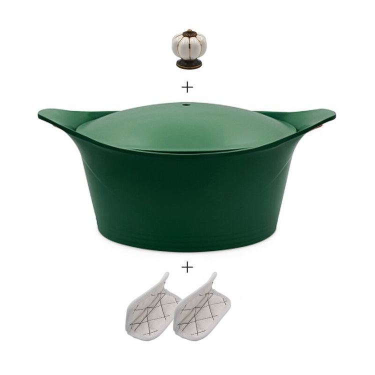 Cocotte personnalisable en métal 33 cm fougère L'Incroyable Cookut