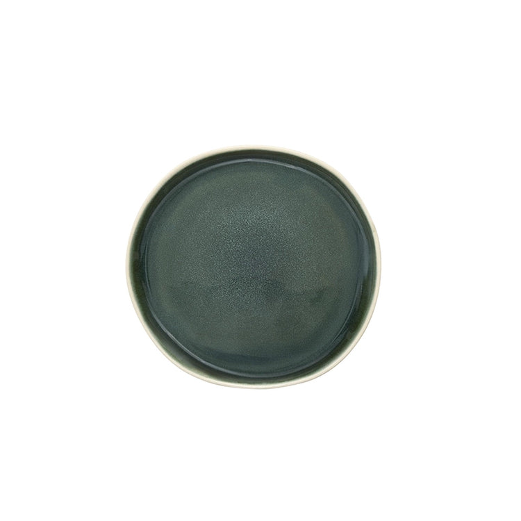 Assiette à dessert verte de 21cm Wonja Atmosphera