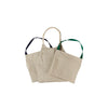 Tablier en lin pour homme Lin Vert avec boutons pression Les Tabliers de Julie Andrieu