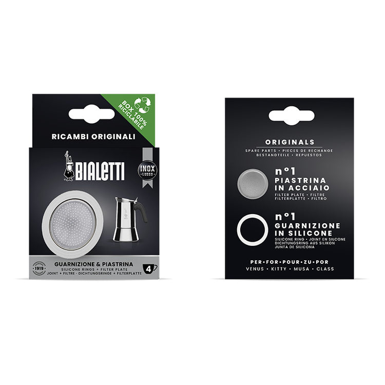Joint et filtre pour cafetière 4 tasses venus Bialetti