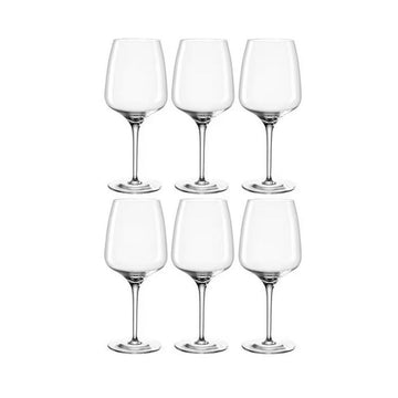 Coffret 6 verres à vin blanc Teqton 36 cl Transparent Cesti Leonardo