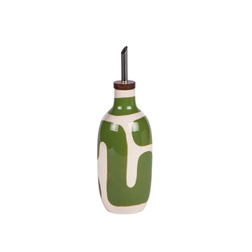Huilier en grès de 60 cl vert Lulli Table Passion