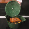 Cocotte personnalisable en métal 28 cm fougère L'Incroyable Cookut