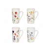 Coffret de 4 mugs en porcelaine de 38 cl Iris Table Passion