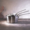 Set 3 casseroles en inox brossé Cristel