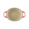 Cocotte ovale en fonte émaillée de 31 cm cerise Le Creuset