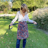 Demi-tablier en coton Youmi Navy Les Tabliers de Julie Andrieu