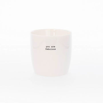 Mug You are fabulous blanc en porcelaine 300ml Sogne