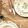 Assiette plate vert en grès 27cm Appoline Table Passion