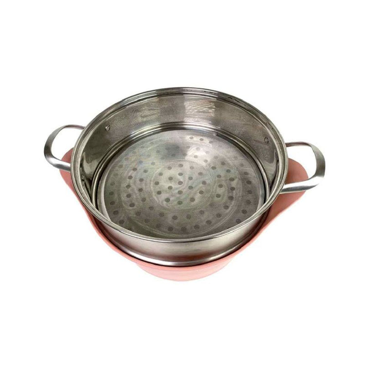 Panier vapeur et couscoussier en inox 24 cm Cookut