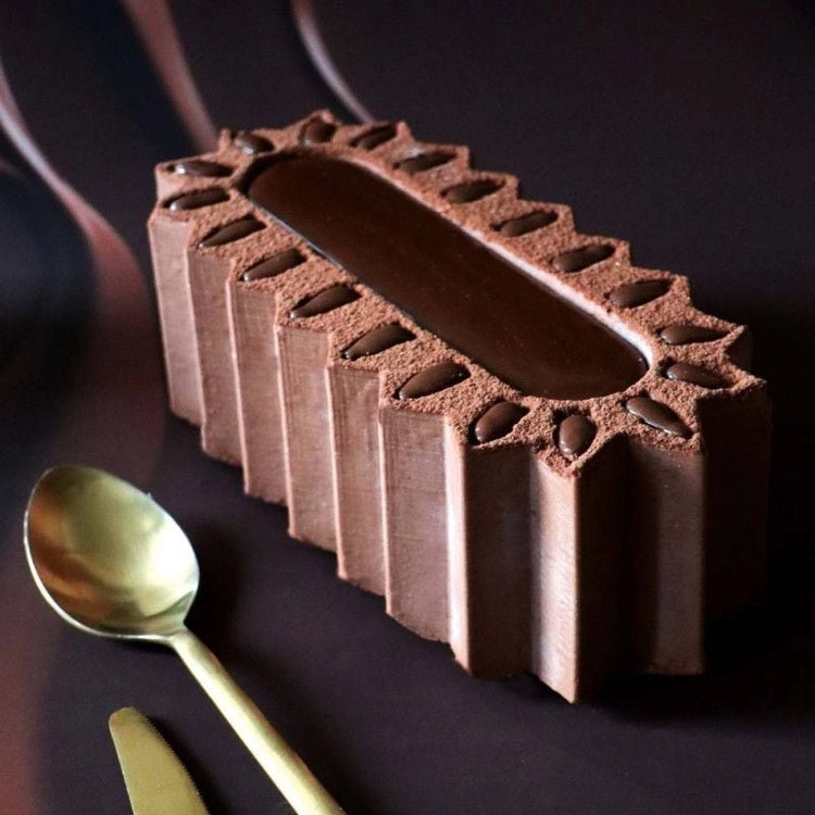 Moule à cake et bûche en silicone platine Marquis Scrapcooking