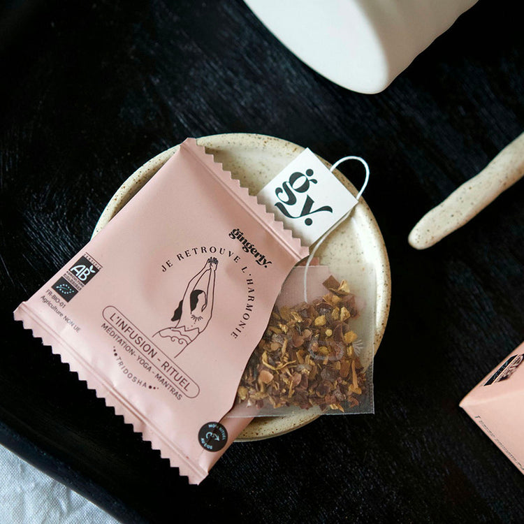 Boite de 12 sachets d'infusion Je retrouve l'harmonie Gingerly