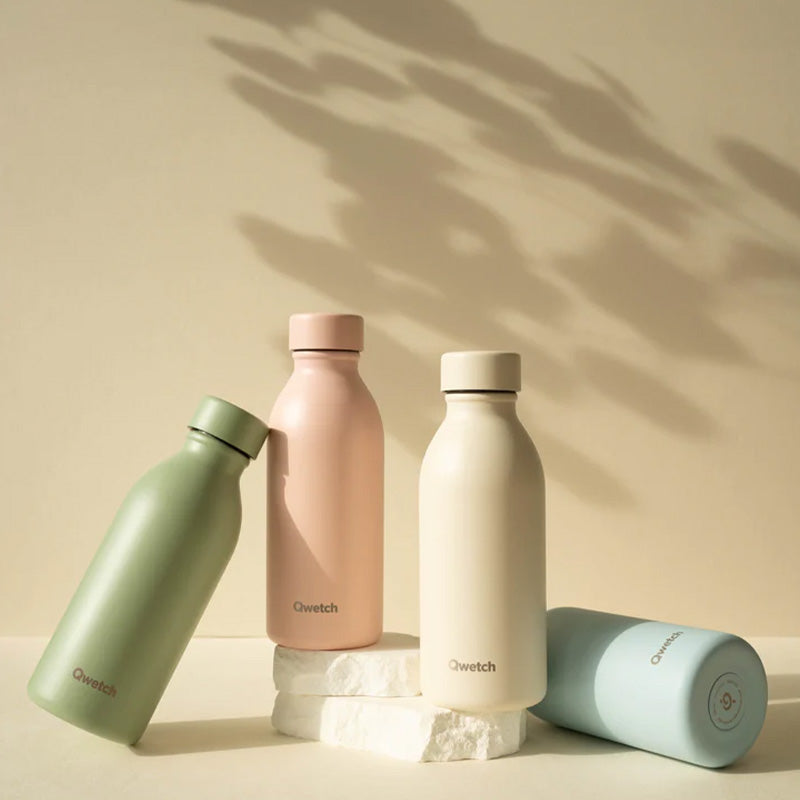 Bouteille isotherme en inox 500ml tilleul Icon Qwetch
