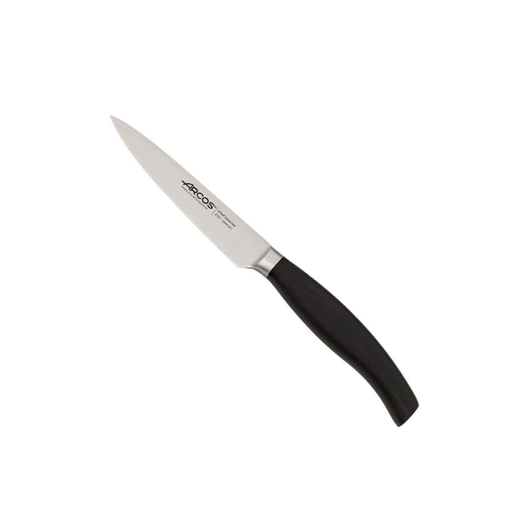 Couteau d'office Acier Nitrum manche polypropylène 10 cm Noir Clara Arcos