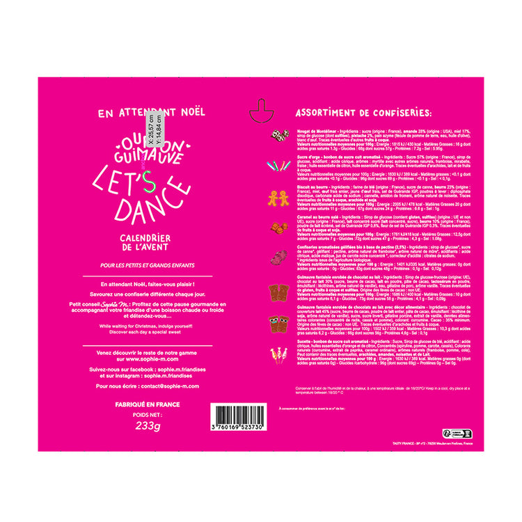 Calendrier de l'Avent Oursons Guimauve 2025 Sophie M