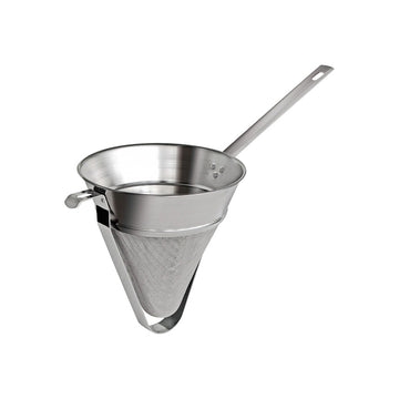 Chinois étamine en inox avec renfort et crochet Gobel