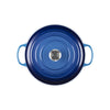 Cocotte ronde fonte émaillée de 28 cm azur Le Creuset