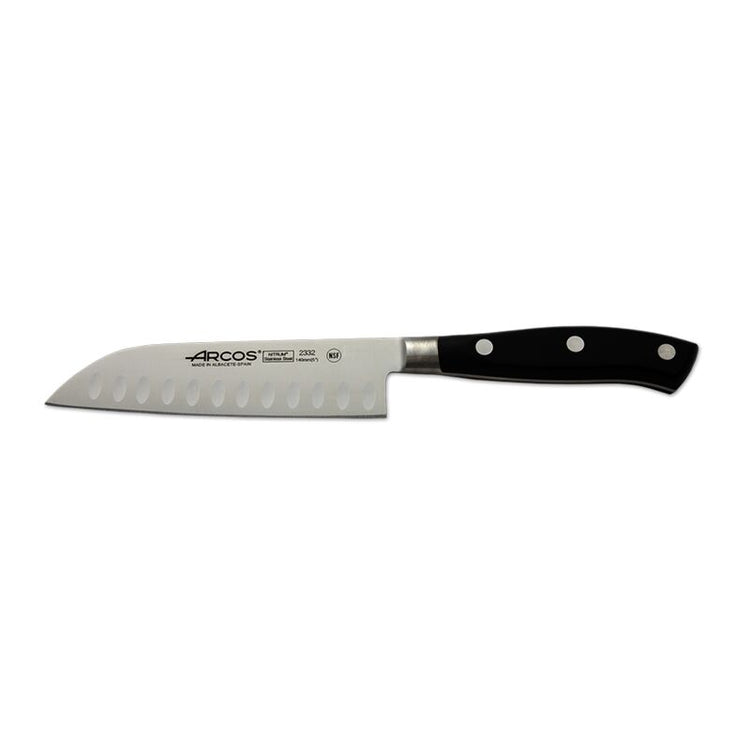 Couteau Santoku noir 14 cm Riviera Arcos