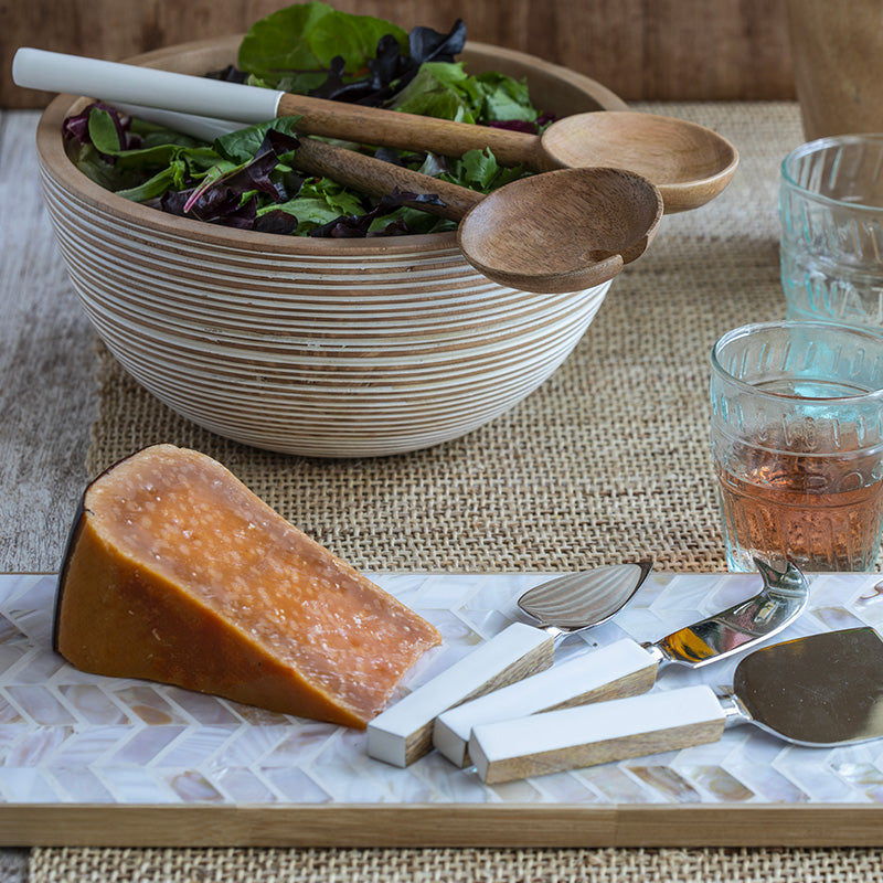 Couverts de service en bois Madras Be Home