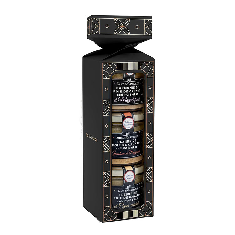 Coffret crackers Autour du foie gras 3 spécialités canard Ducs de Gascogne
