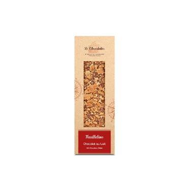 Tablette de chocolat au lait feuilletine Le Chocolatier