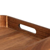 Plateau de présentation rectangle en acacia de 40x30cm Atmosphera