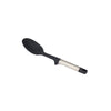 Cuillère en silicone avec reposoir noir et argent Elevate Joseph Joseph