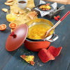 Cocotte personnalisable en métal 24 cm rouge L'Incroyable Cookut