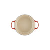 Cocotte ronde en fonte émaillée de 24 cm cerise Le Creuset