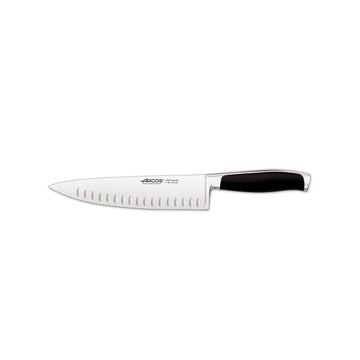 Couteau de chef alvéolé Lame acier Nitrum manche POM 21 cm Kyoto Arcos