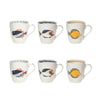 Coffret de 6 tasses en porcelaine 23cl Lorient Table Passion