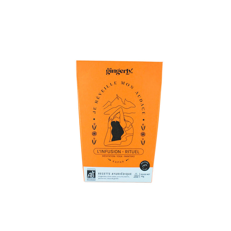 Infusion en vrac 70g Je réveille mon audace Gingerly