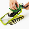 Mandoline 3 en 1 en acier inoxydable vert Multi-Grip Joseph Joseph