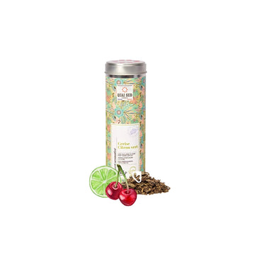 Boîte thé vert cerise citron vert 65 g Quai Sud