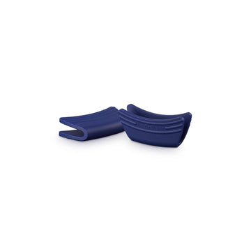 Set de 2 poignées en silicone azur Le Creuset
