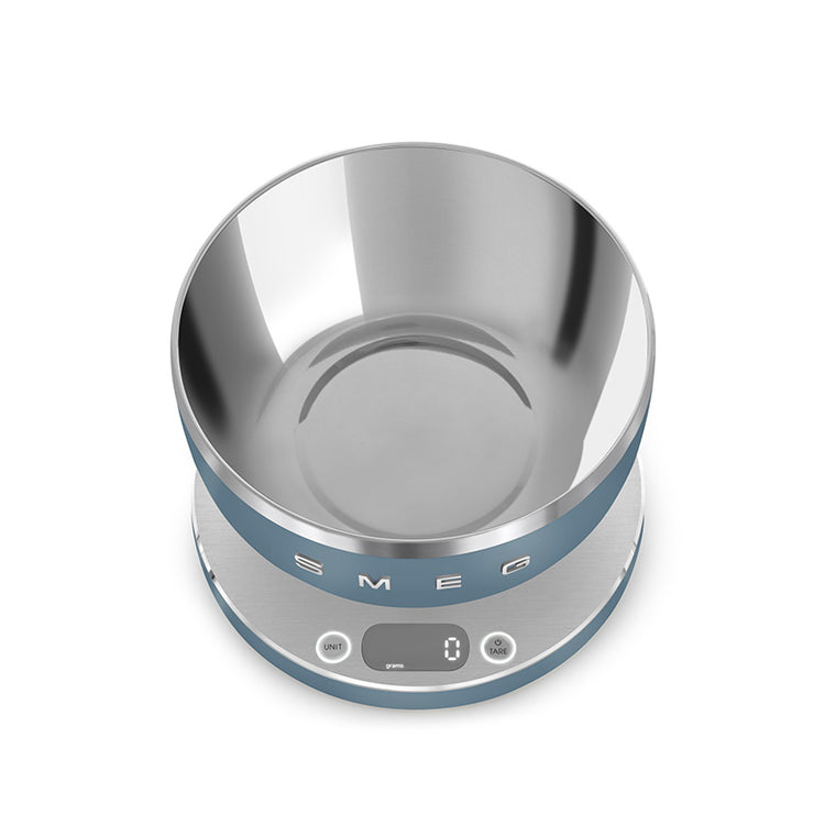 Balance de cuisine Bleu Orage Mat Collezione Smeg