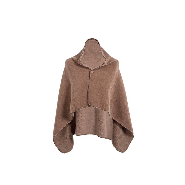 Poncho 130x80 cm mocha Tomo Tiseco