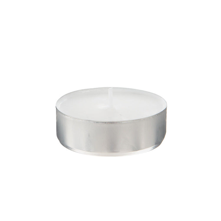 6 bougies chauffe plat 5,6 cm blanches Atmosphera