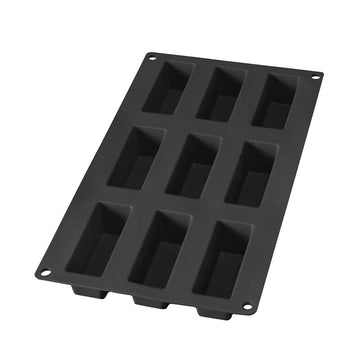 Moule en silicone antiadhésif flexible pour 9 financiers Gourmet Lékué