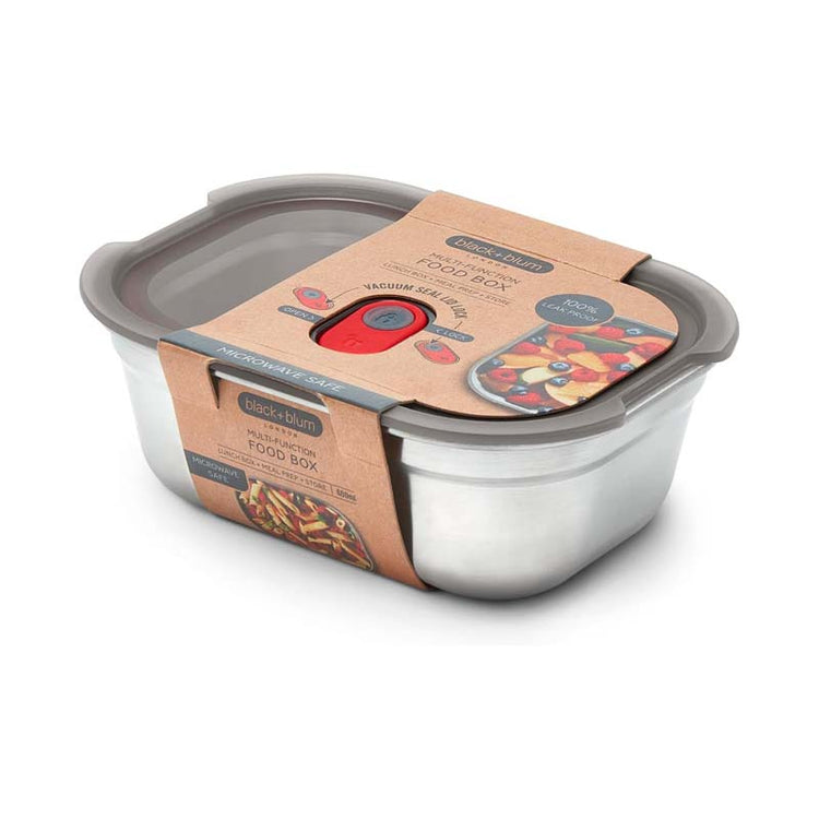Lunch box multi-fonctions acier inoxydable 1,2 L Black et Blum