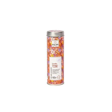 Boîte thé noir fruits rouges vanille 65 g Quai Sud