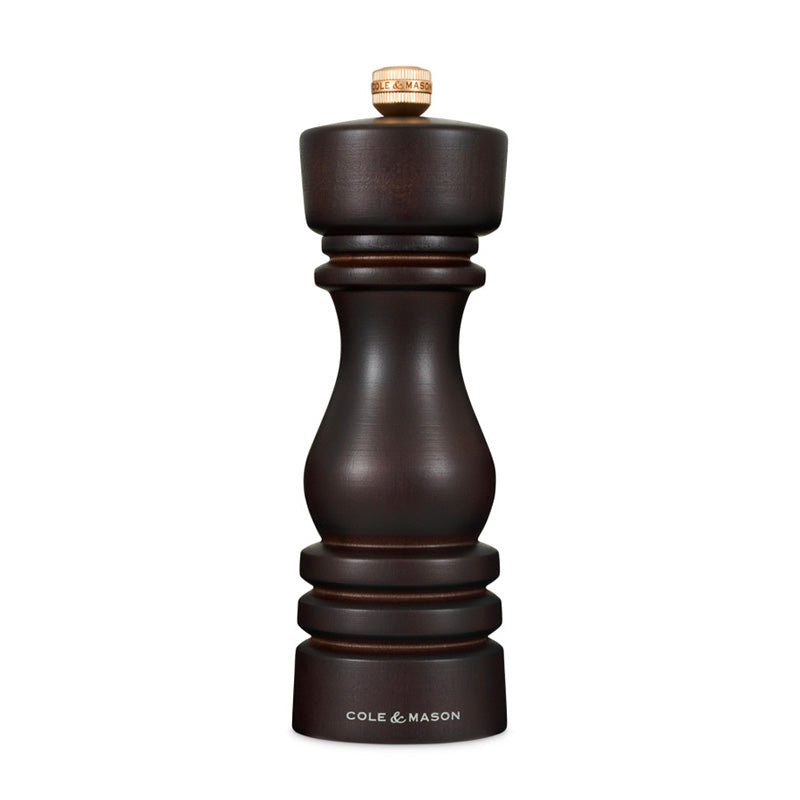 Moulin à sel 18cm chocolat London Cole and Mason