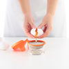 Cuit œuf poché en silicone orange Lékué