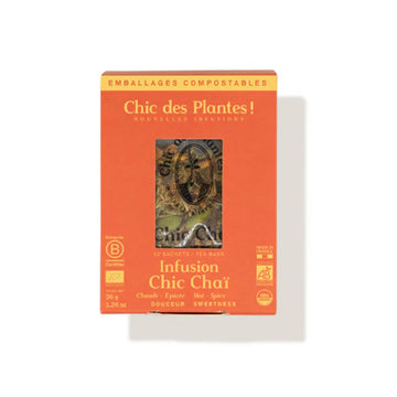 Boite de 12 sachets d'infusion Bio Chaï Chic des plantes