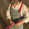 Tablier en coton pour enfant Terrazzo Vert Les Tabliers de Julie Andrieu